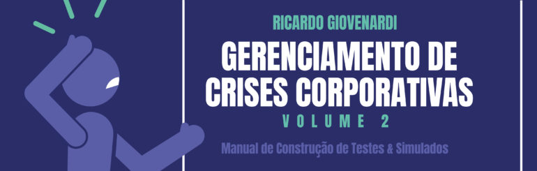 Ricardo Giovenardi lança obra sobre gerenciamento de crises corporativas